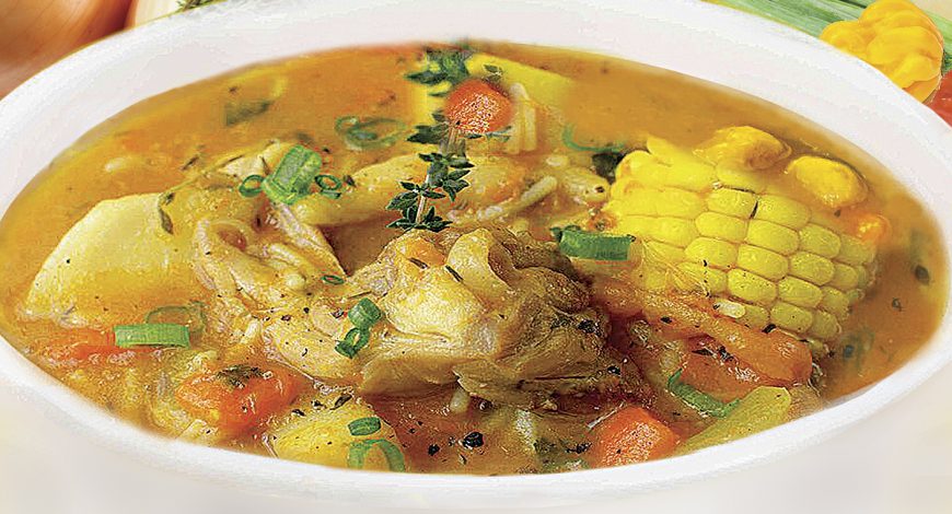 Caribbean Sunshine "Spicy Chicken" Soup