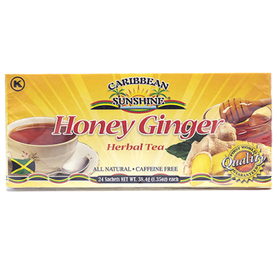 Caribbean Sunshine Honey Ginger Tea (24 Bags)