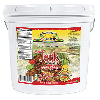 Caribbean Sunshine Boston Hot & Spicy Jerk Seasoning 1 Gallon