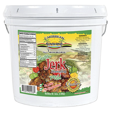 Caribbean Sunshine Boston Jerk Seasoning Mild 1 Gallon