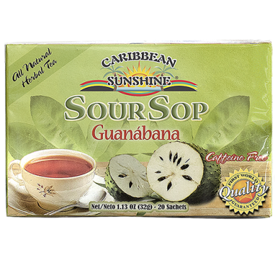 Caribbean Sunshine Soursop Tea (20 Sachets)