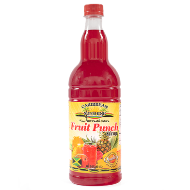 Caribbean Sunshine Fruit Punch Syrup 34oz