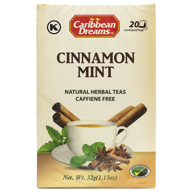 Caribbean Dreams Cinnamon Mint Tea (20 Bags)