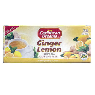 Caribbean Dreams Ginger Lemon Tea (24 Bags)