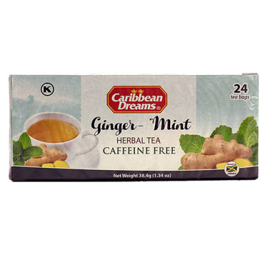 Caribbean Dreams Ginger Mint Tea (24 Bags)