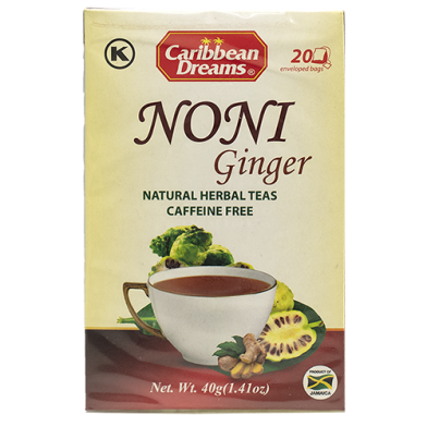 Enjoy Caribbean Dreams Noni Ginger Tea (20 Sachets)