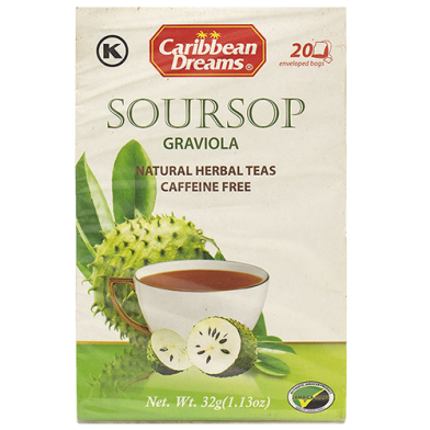 Caribbean Dreams Soursop Tea (20 Bags)