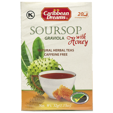 Caribbean Dreams Soursop with Honey Tea (20 Sachets)