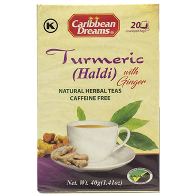 Caribbean Dreams Turmeric Tea (20 Sachets)