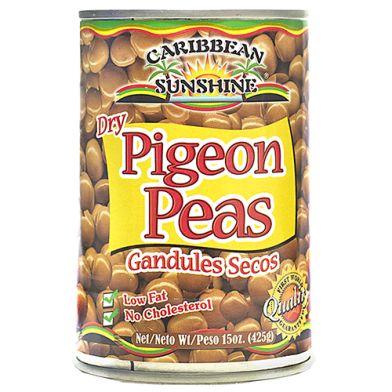 Caribbean Sunshine Dried Pigeon Peas 15oz