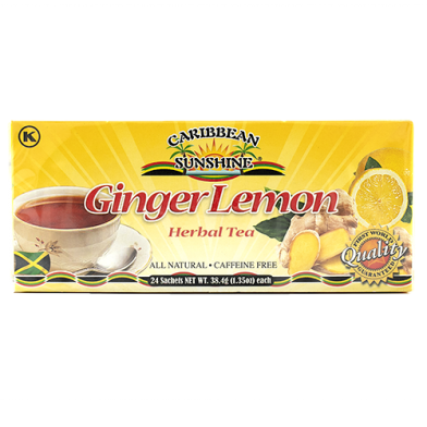 Caribbean Sunshine Ginger Lemon Tea (24 Bags)