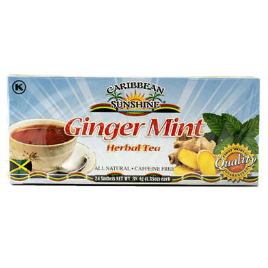 Caribbean Sunshine Ginger Mint Tea (24 Bags)