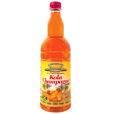 Caribbean Sunshine Kola Champagne Syrup 34oz