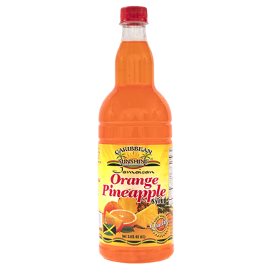 Caribbean Sunshine Orange Pineapple Syrup 34oz