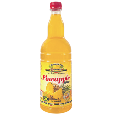 Caribbean Sunshine Pineapple Syrup 34oz