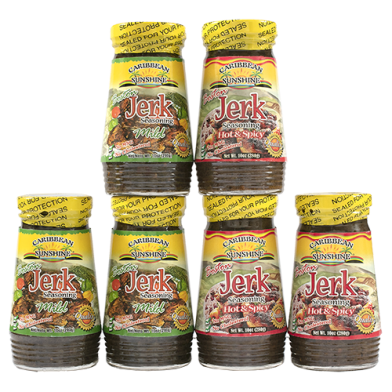 Caribbean Sunshine Boston Jerk Seasoning Variety - Value Pack C (6)