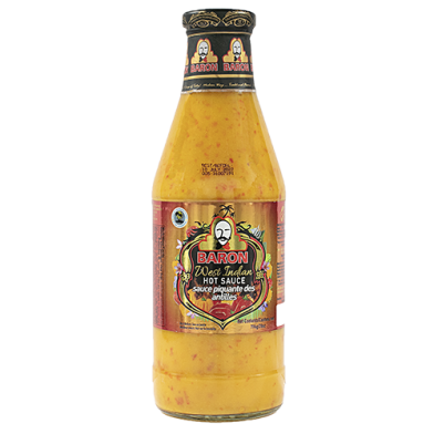 Baron West Indian Hot Pepper Sauce 28oz