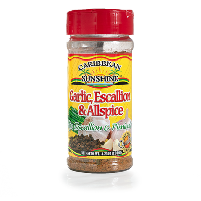 Caribbean Sunshine Garlic, Escallion & Allspice Seasoning 4.25oz