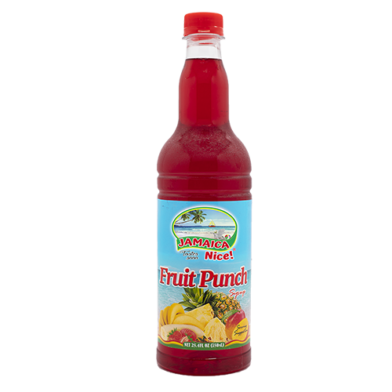 Jamaica Nice! Fruit Punch Syrup 25.4oz