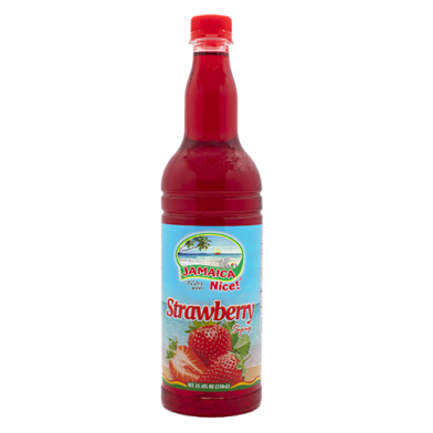 Jamaica Nice! Strawberry Syrup 25.4oz